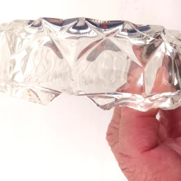 German Bank Ashtray Heavy Glass-Wir Bietten Mehr Al's Geld Und Ziesen Berlinder - Picture 3 of 4